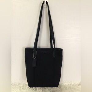 Coach Vintage Black Tote Bag Purse #6201 EUC